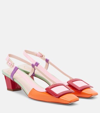 Belle Vivier leather slingback pumps | Roger Vivier