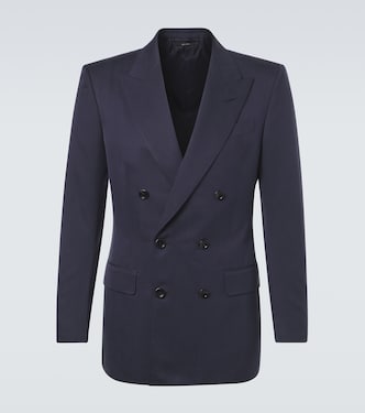 Blazer cruzado de seda | Tom Ford