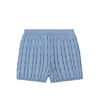 Cable-knit cotton shorts | Polo Ralph Lauren Kids