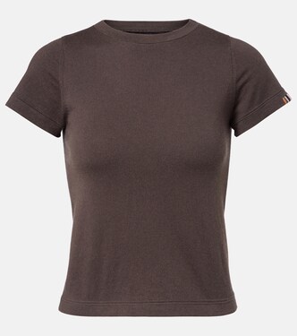 T-shirt N°292 America in cotone e cashmere | Extreme Cashmere