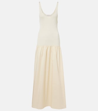 Ilya cotton-trimmed maxi dress | The Frankie Shop