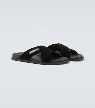 Logo suede sandals | Dolce&Gabbana