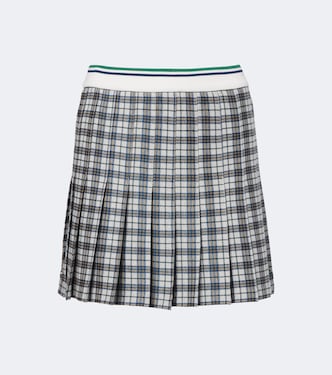 Minifalda Burberry Check de tweed plisada | Burberry