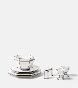 Carte Blanche porcelain breakfast set by Annebet Philips | Serax