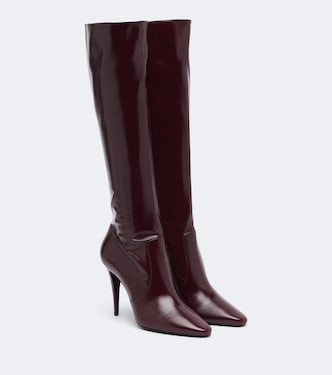 Capucine leather knee-high boots | Saint Laurent