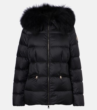 Boed shearling-trimmed down jacket | Moncler