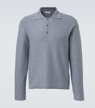 Bertram cashmere polo sweater | The Row