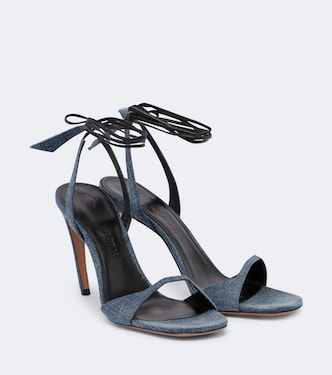 Sandales slingback Ora en denim | The Attico