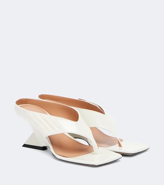Cheope patent leather wedge sandals | The Attico