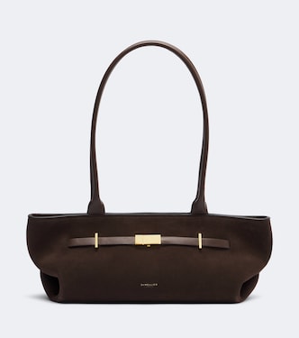 New York suede shoulder bag | DeMellier