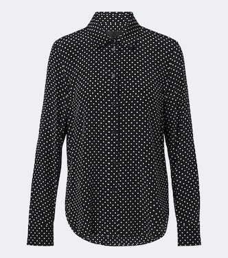 Gana polka-dot silk shirt | Nili Lotan