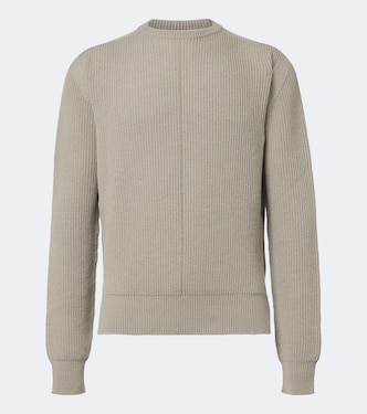 Ribbed-knit virgin wool sweater | Rick Owens