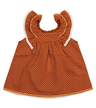 Baby Mulloway polka-dot cotton dress | Caramel