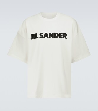Logo short-sleeved cotton T-shirt | Jil Sander