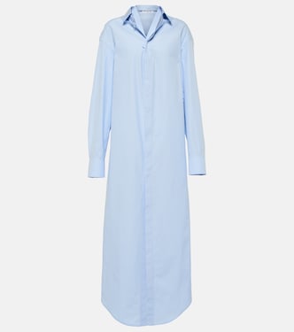 Cutout cotton poplin shirt dress | Alaïa