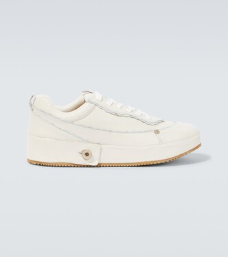 Deconstructed leather sneakers | Loewe