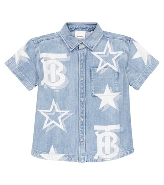 TB Monogram denim shirt | Burberry Kids