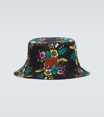 Floral satin bucket hat | Kenzo