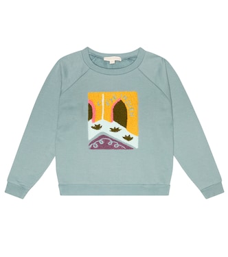Sweat-shirt Samuel brodé en coton | Louise Misha