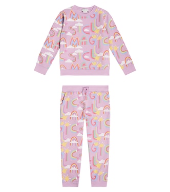 Set of cotton sweatshirt and sweatpants | Stella McCartney Kids
