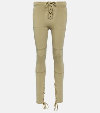 Schmale Mid-Rise-Hose aus Denim | Entire Studios