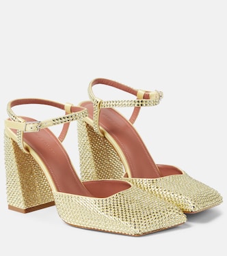 Escarpins Charlotte 95 à cristaux | Amina Muaddi