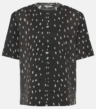 Padded printed cotton T-shirt | The Attico