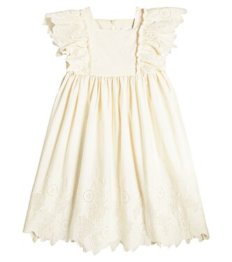 Elena embroidered cotton dress | C'era Una Volta