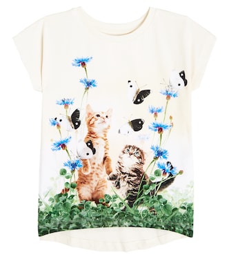 Ragnhilde printed cotton-blend T-shirt | Molo