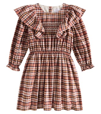 Alice plaid cotton flannel dress | C'era Una Volta