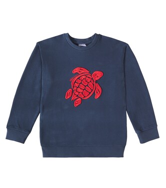 Logo cotton jersey sweatshirt | Vilebrequin Kids