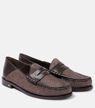 Loafers mit Leder | Max Mara