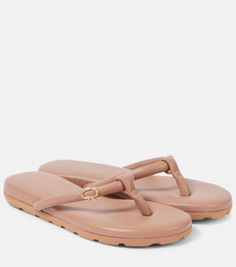 Juno leather thong sandals | Gianvito Rossi