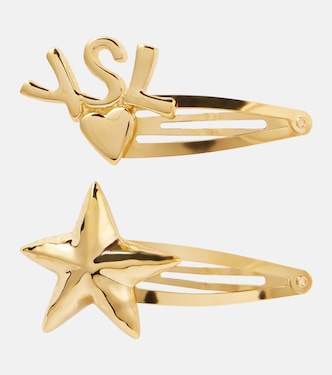 Cassandre set of 2 hairclips | Saint Laurent