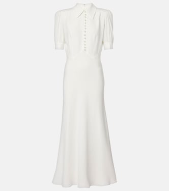 Midikleid aus Satin | Alessandra Rich