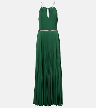 Gersa plissé sablé georgette gown | Max Mara