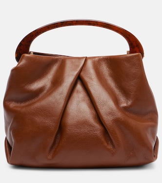 Crisp Small leather tote bag | Dries Van Noten