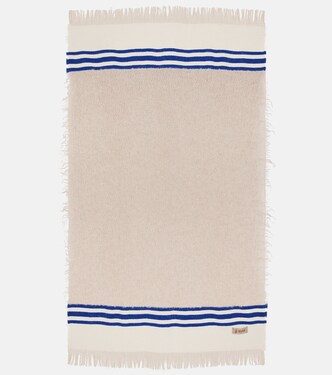 Distinto mohair-blend throw | The House of Lyria