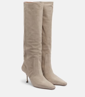 Bettina 75 knee-high suede boots | Paris Texas