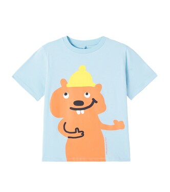 Printed cotton jersey T-shirt | Stella McCartney Kids