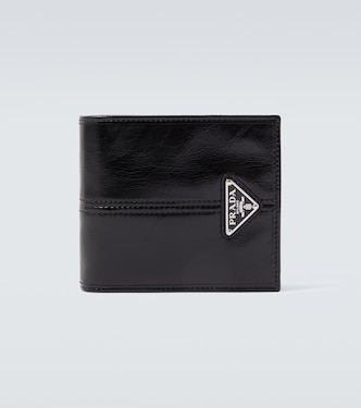 Logo leather wallet | Prada