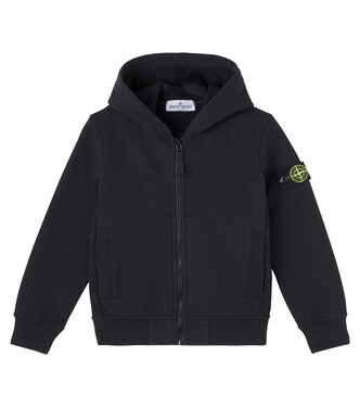 Sweat-shirt à capuche en coton | Stone Island Junior