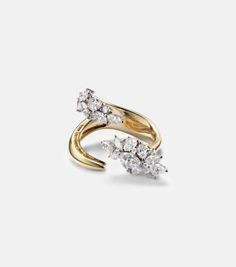 Golden Strada 18kt gold ring with diamonds | Yeprem