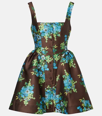 Minikleid aus Satin | Alémais