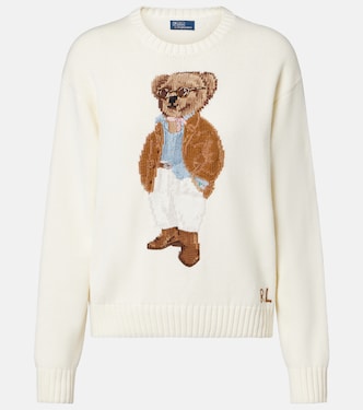 Polo Bear intarsia cotton sweater | Polo Ralph Lauren