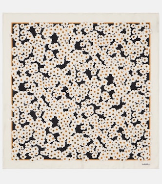 Floral silk scarf | Valentino