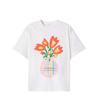 Printed cotton jersey T-shirt | Stella McCartney Kids