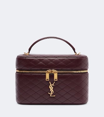 Sac vanity Gaby Large en cuir | Saint Laurent