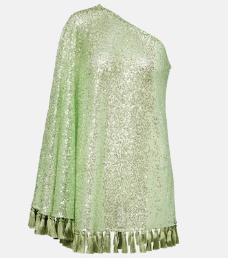 Es Trench off-shoulder sequined minidress | Taller Marmo