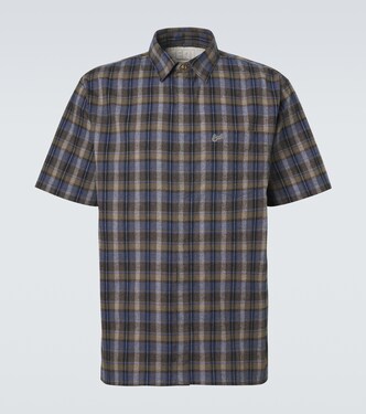 Checked cotton-blend shirt | ERL